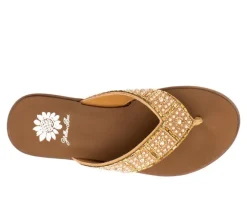 Women's Yellow Box Delana Flip-Flops