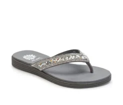 Women's Yellow Box Deming Flip-Flops