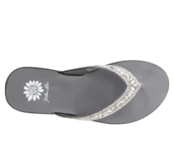 Women's Yellow Box Deming Flip-Flops