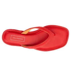 Women's Yellow Box Durham Flip-Flops
