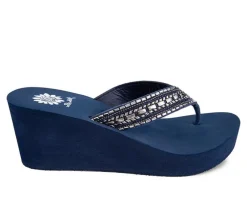 Women's Yellow Box Emmil Flip-Flops