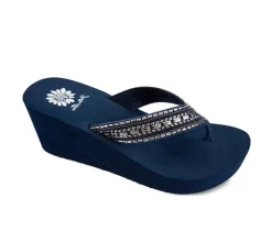 Women's Yellow Box Emmil Flip-Flops
