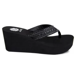 Women's Yellow Box Emmil Flip-Flops