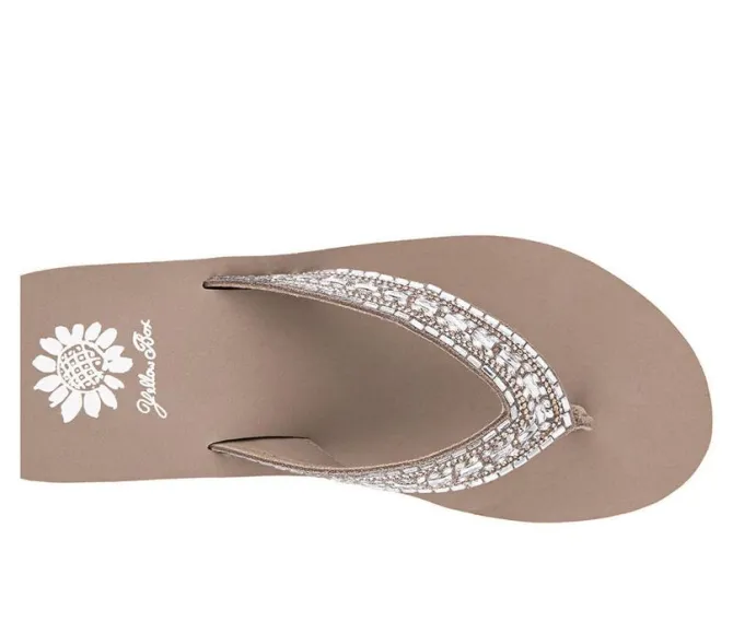 Women's Yellow Box Emmil Flip-Flops