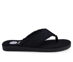 Women's Yellow Box Faddy Flip-Flops