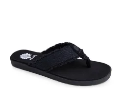 Women's Yellow Box Faddy Flip-Flops
