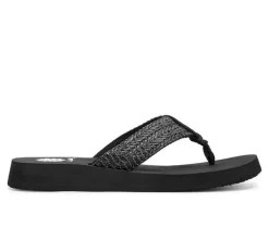 Women's Yellow Box Faldi Flip-Flops