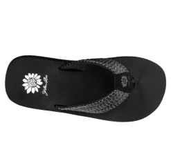 Women's Yellow Box Faldi Flip-Flops