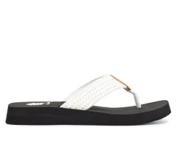Women's Yellow Box Faldi Flip-Flops
