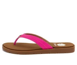 Women's Yellow Box Fallen Flip-Flops