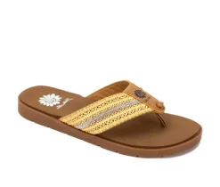 Women's Yellow Box Fania Flip-Flops