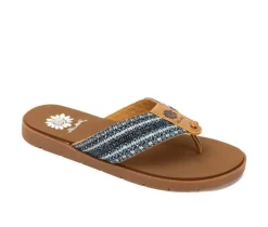 Women's Yellow Box Fania Flip-Flops