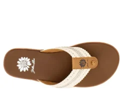 Women's Yellow Box Fania Flip-Flops