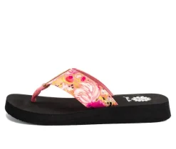 Women's Yellow Box Fanya Flip-Flops
