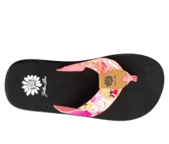 Women's Yellow Box Fanya Flip-Flops