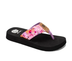 Women's Yellow Box Fanya Flip-Flops