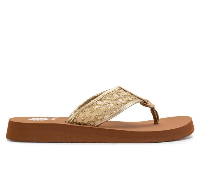 Women's Yellow Box Farisa Flip-Flops