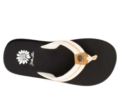 Women's Yellow Box Farnel Flip-Flops