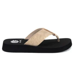 Women's Yellow Box Farza Flip-Flops
