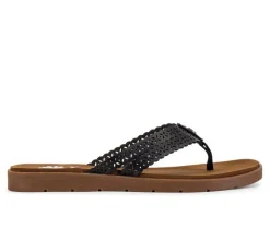 Women's Yellow Box Fawn Flip-Flops