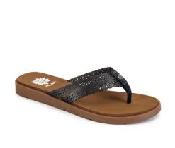 Women's Yellow Box Fawn Flip-Flops