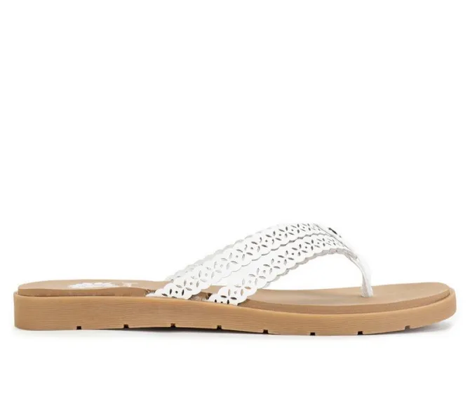 Women's Yellow Box Fawn Flip-Flops