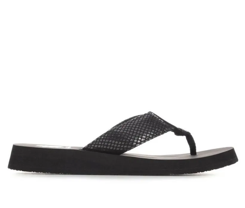 Women's Yellow Box Faya Flip-Flops