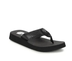 Women's Yellow Box Faya Flip-Flops