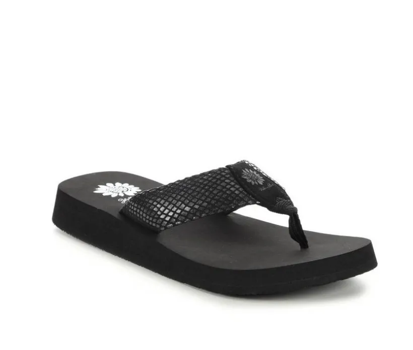 Women's Yellow Box Faya Flip-Flops
