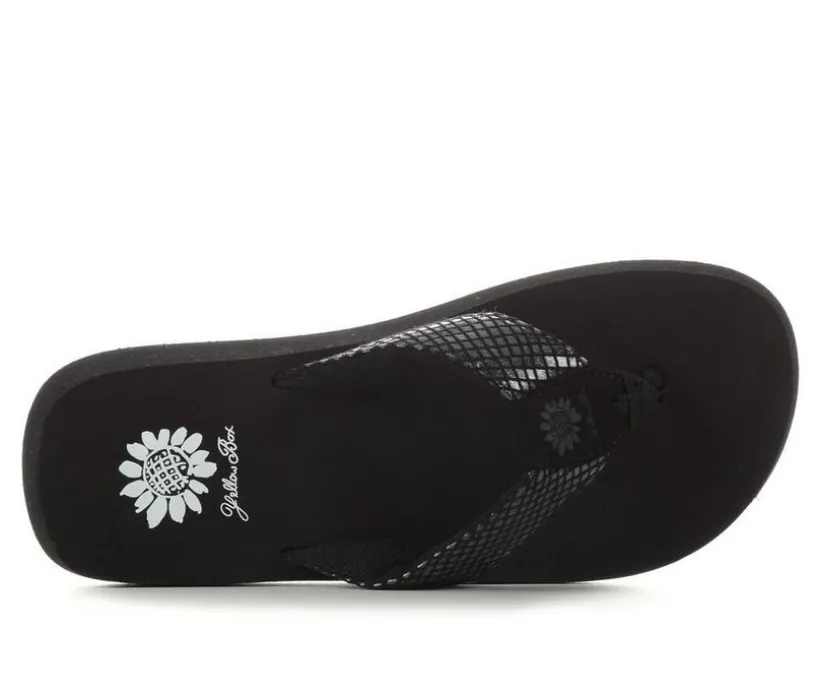 Women's Yellow Box Faya Flip-Flops