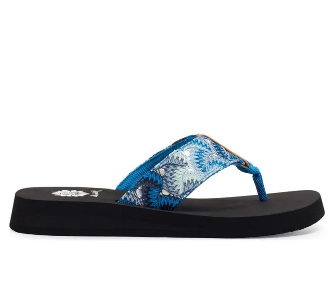 Women's Yellow Box Fedonia Flip Flops