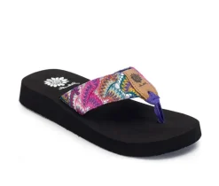 Women's Yellow Box Fedonia Flip Flops