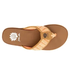 Women's Yellow Box Fellow Flip-Flops