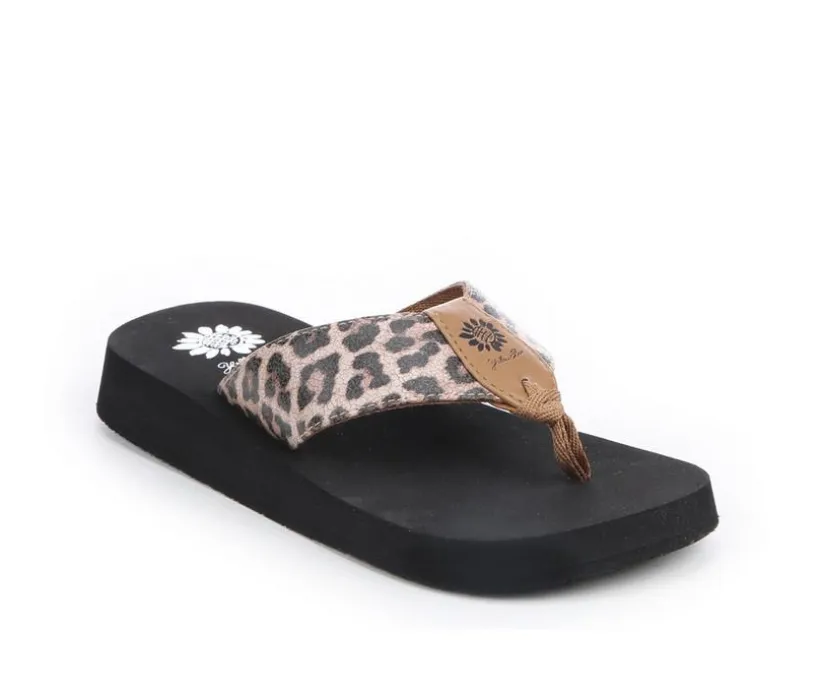 Women's Yellow Box Ferlia Flip-Flops