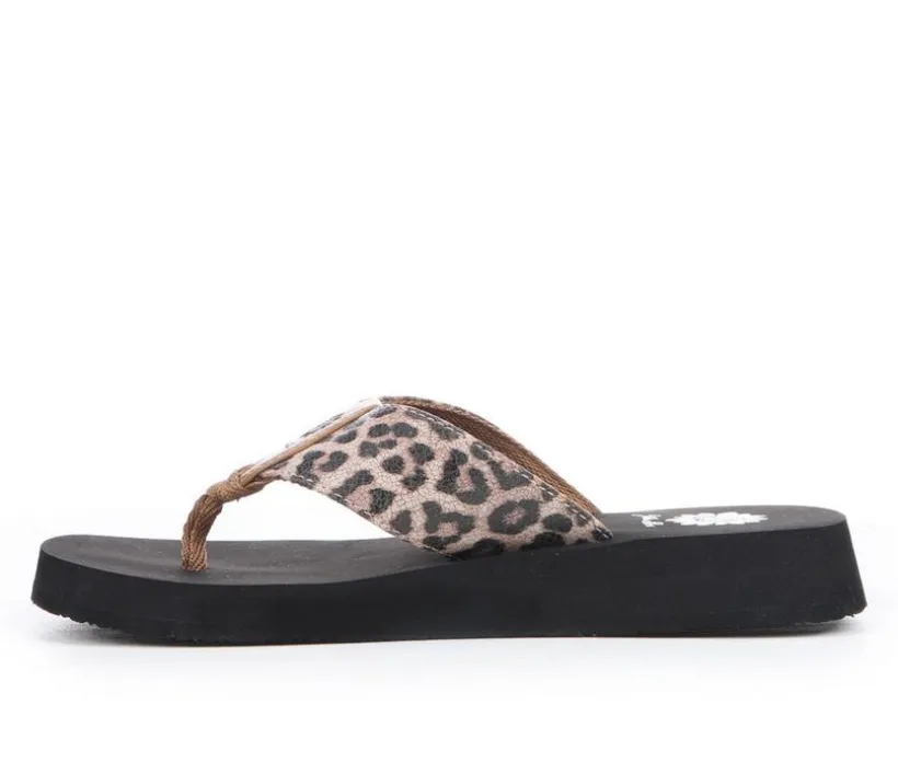 Women's Yellow Box Ferlia Flip-Flops