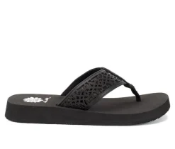 Women's Yellow Box Ficus Flip-Flops