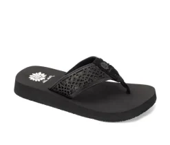 Women's Yellow Box Ficus Flip-Flops