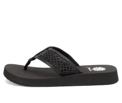 Women's Yellow Box Ficus Flip-Flops