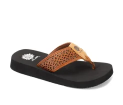 Women's Yellow Box Ficus Flip-Flops