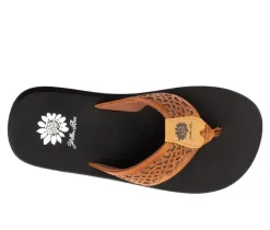 Women's Yellow Box Ficus Flip-Flops