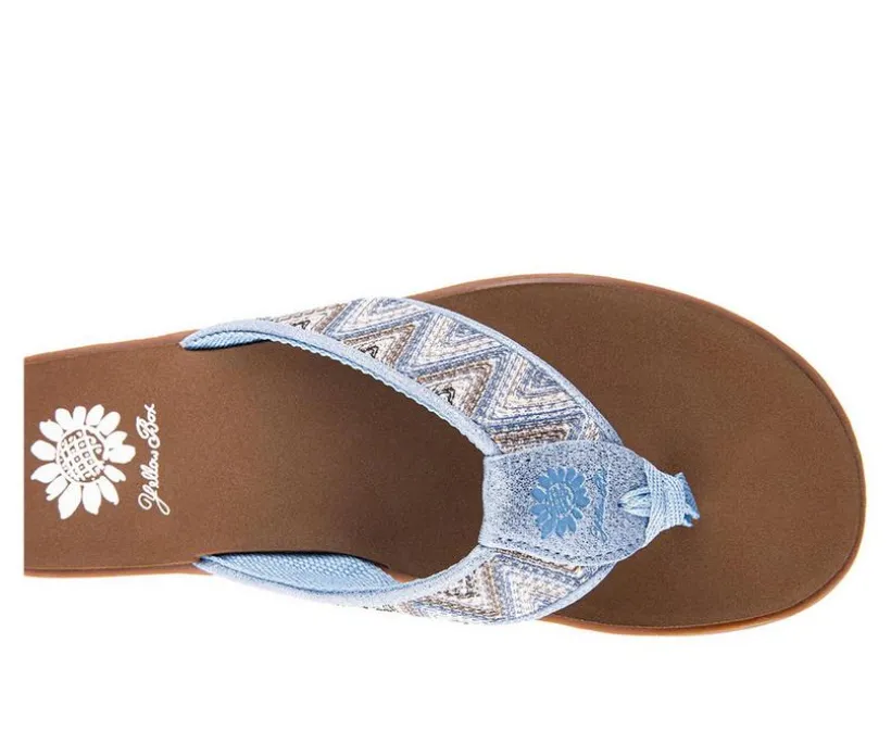Women's Yellow Box Fidda Flip-Flops