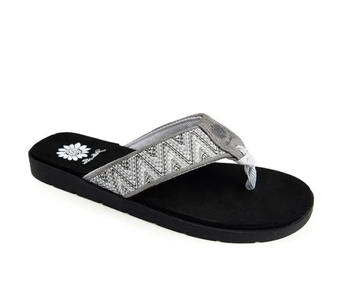 Women's Yellow Box Fidda Flip-Flops