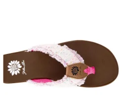 Women's Yellow Box Fiditi Flip-Flops