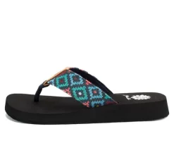 Women's Yellow Box Filana Flip-Flops