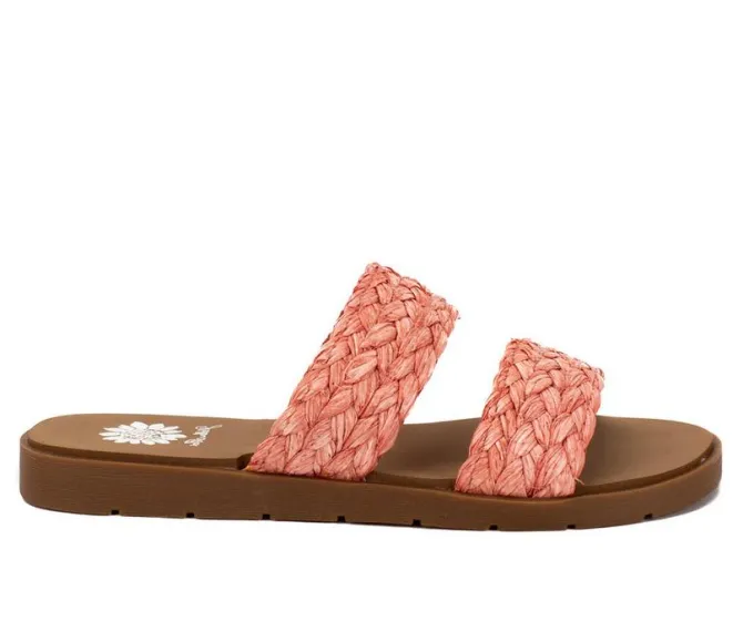 Women's Yellow Box Filbert Sandals