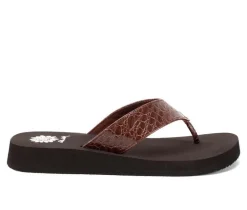 Women's Yellow Box Fina Flip-Flops