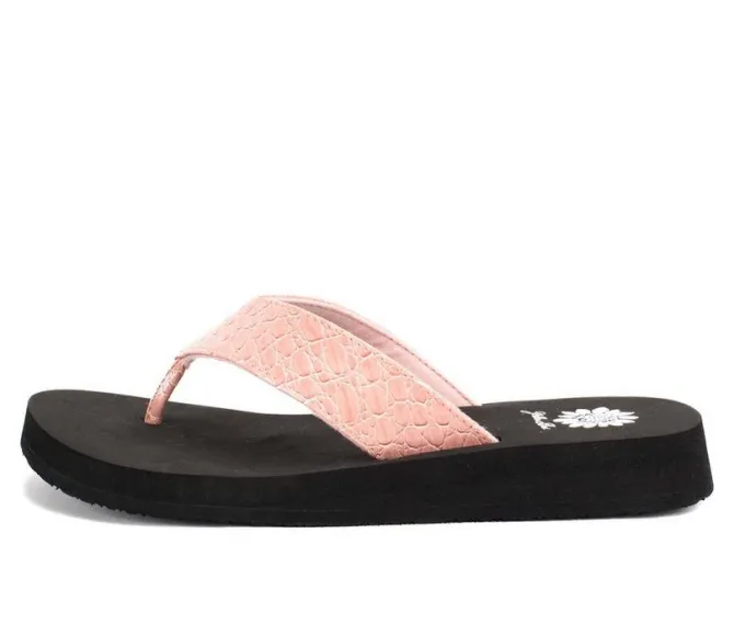 Women's Yellow Box Fina Flip-Flops