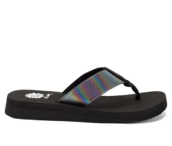 Women's Yellow Box Flamber Flip-Flops