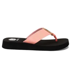 Women's Yellow Box Flamber Flip-Flops