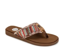 Women's Yellow Box Flappy Flip-Flops